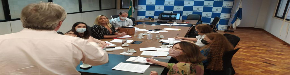 Reunião com a equipe do programa de iniciação científica para o Ensino Fundamental